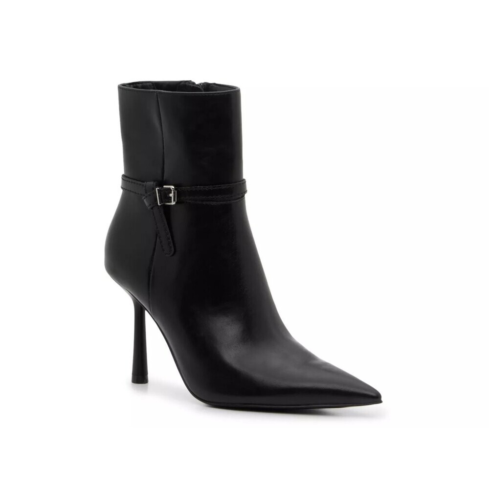 Steve Madden Carolina Bootie Women's 10 Leather Pointed Toe Ankle Boots HAWK430